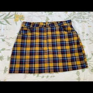 Plaid Skirt